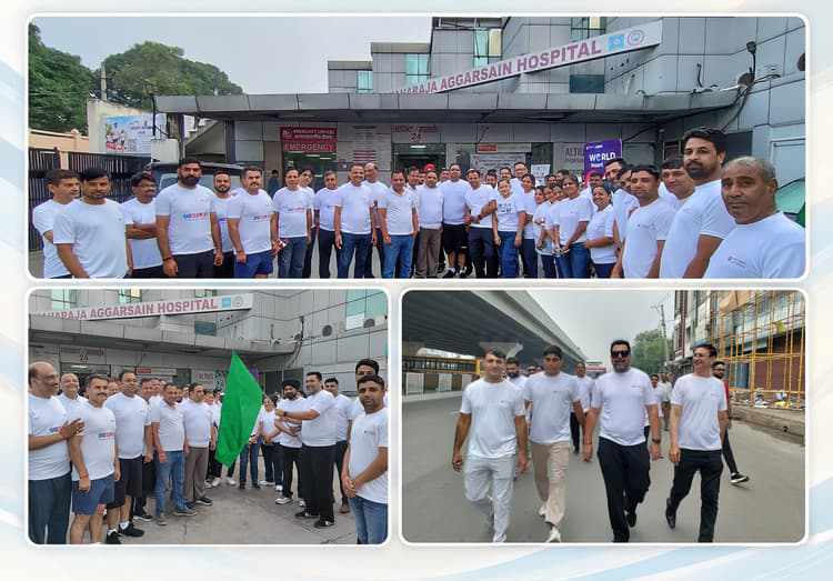 उजाला सिग्नस महाराजा अग्रसेन हॉस्पिटल में विश्व हृदय दिवस पर हार्ट-एथॉन का आयोजन