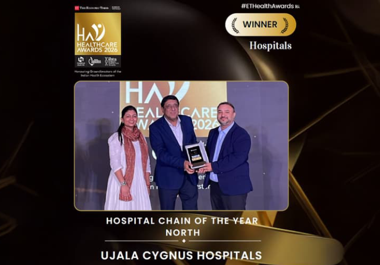 Ujala Cygnus Hospitals Wins “Hospital Chain of the Year – North” at ET Healthcare Awards 2026